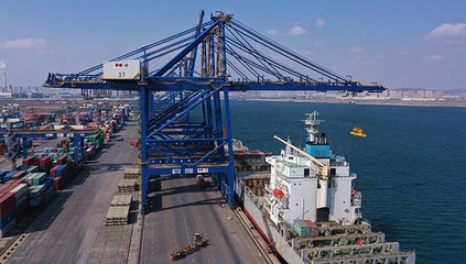 大連口岸今年新增首條集裝箱內貿航線正式開通運營，助力國內貿易蓬勃發展
